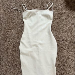 Lulus size small form fitting white midi